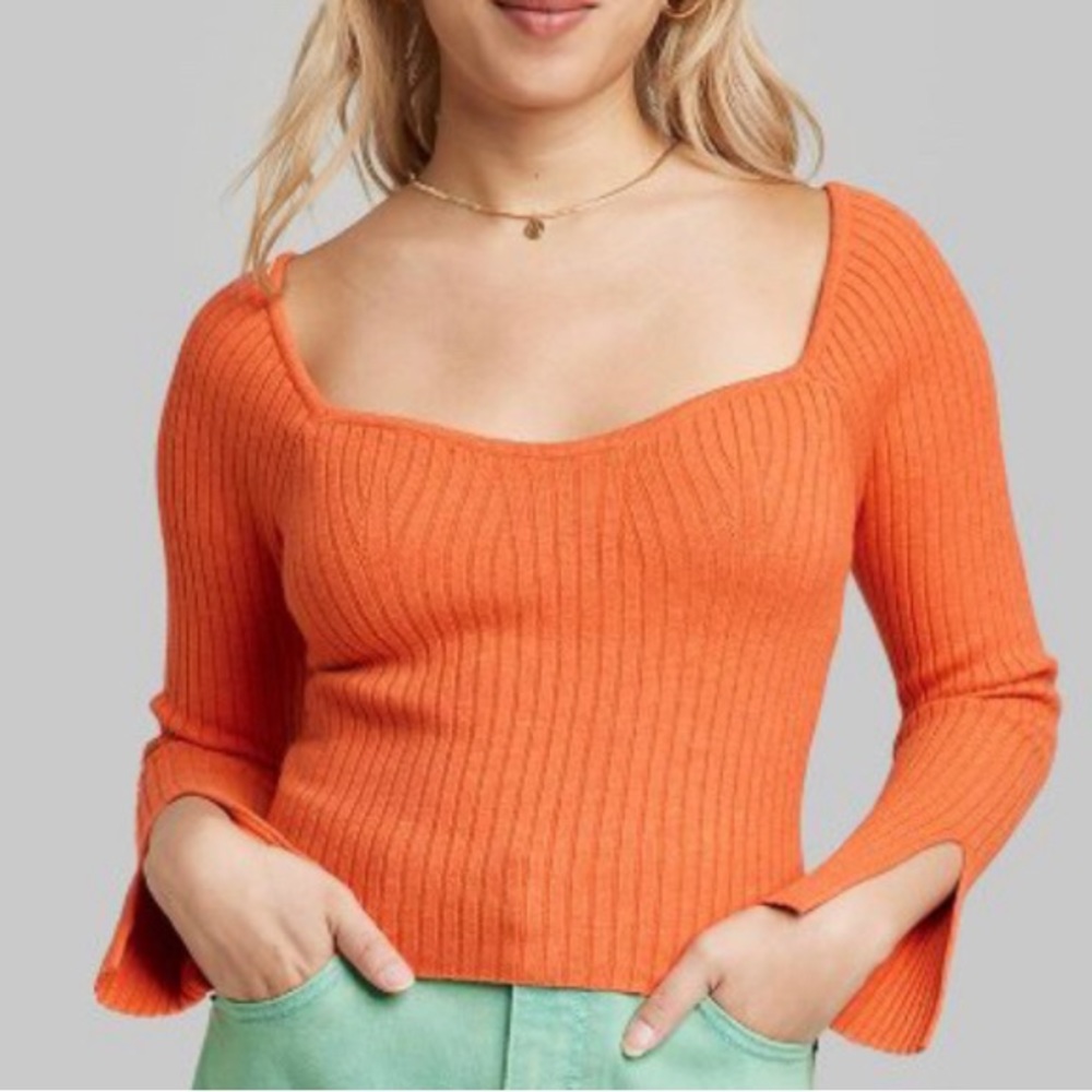 Orange Sweater - Wild Fabel (Size Small)
